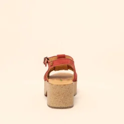 Women El Naturalista Sandals|Sandals With Heel|5890 ARBEQUINA