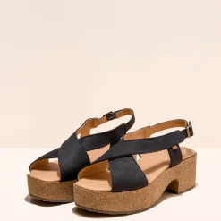 Women El Naturalista Sandals|Sandals With Heel|5893 ARBEQUINA