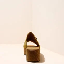 Women El Naturalista Sandals|Sandals With Heel|5892 ARBEQUINA