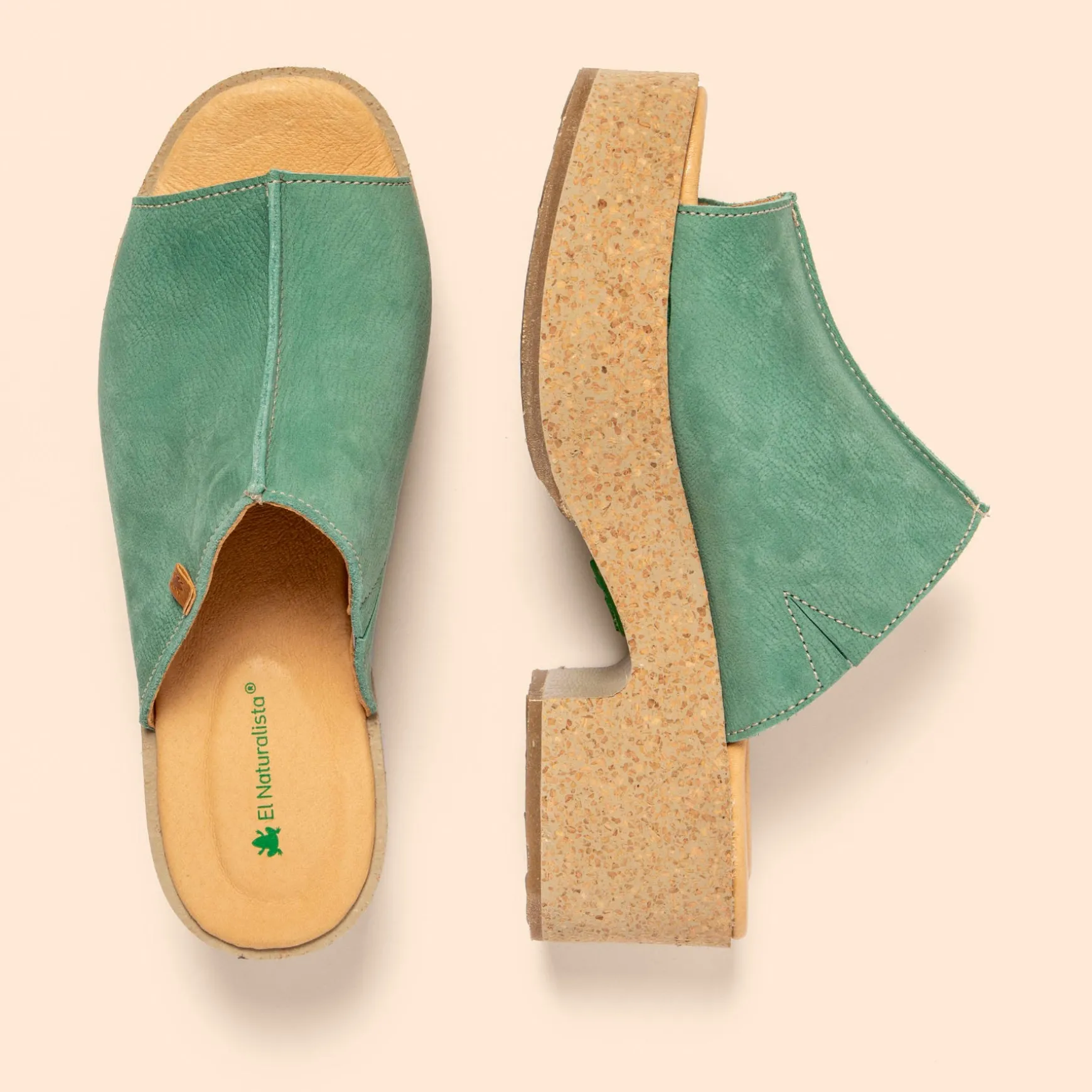 Women El Naturalista Sandals|Sandals With Heel|5892 ARBEQUINA