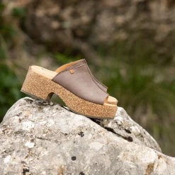 Women El Naturalista Sandals|Sandals With Heel|5892 ARBEQUINA