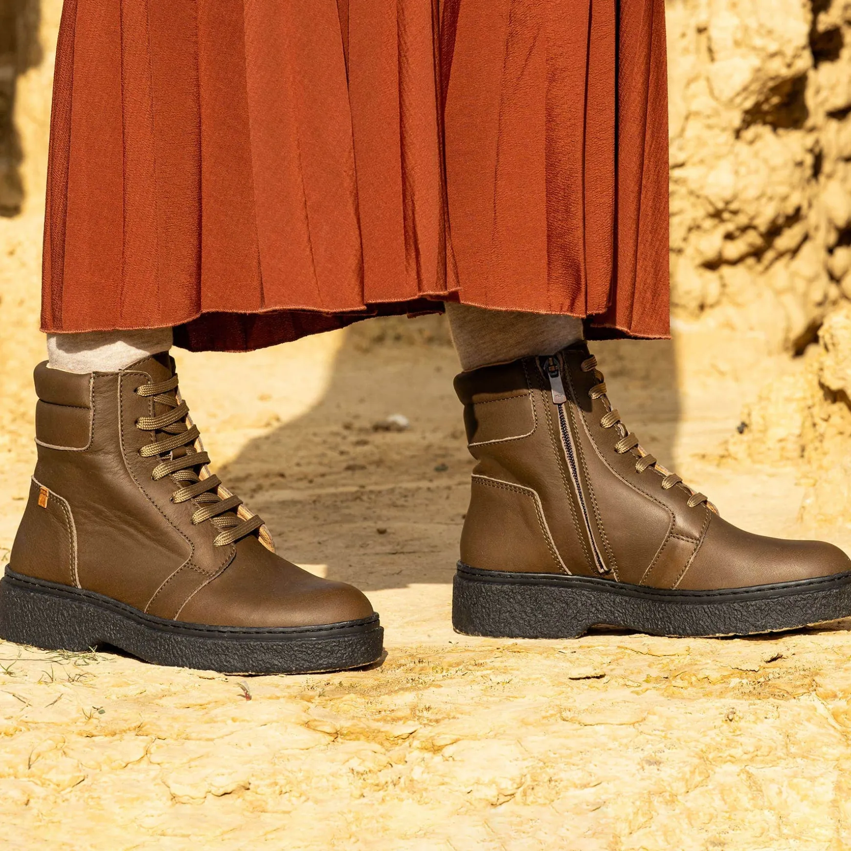 Women El Naturalista Ankle Boots|5900 ARPEA