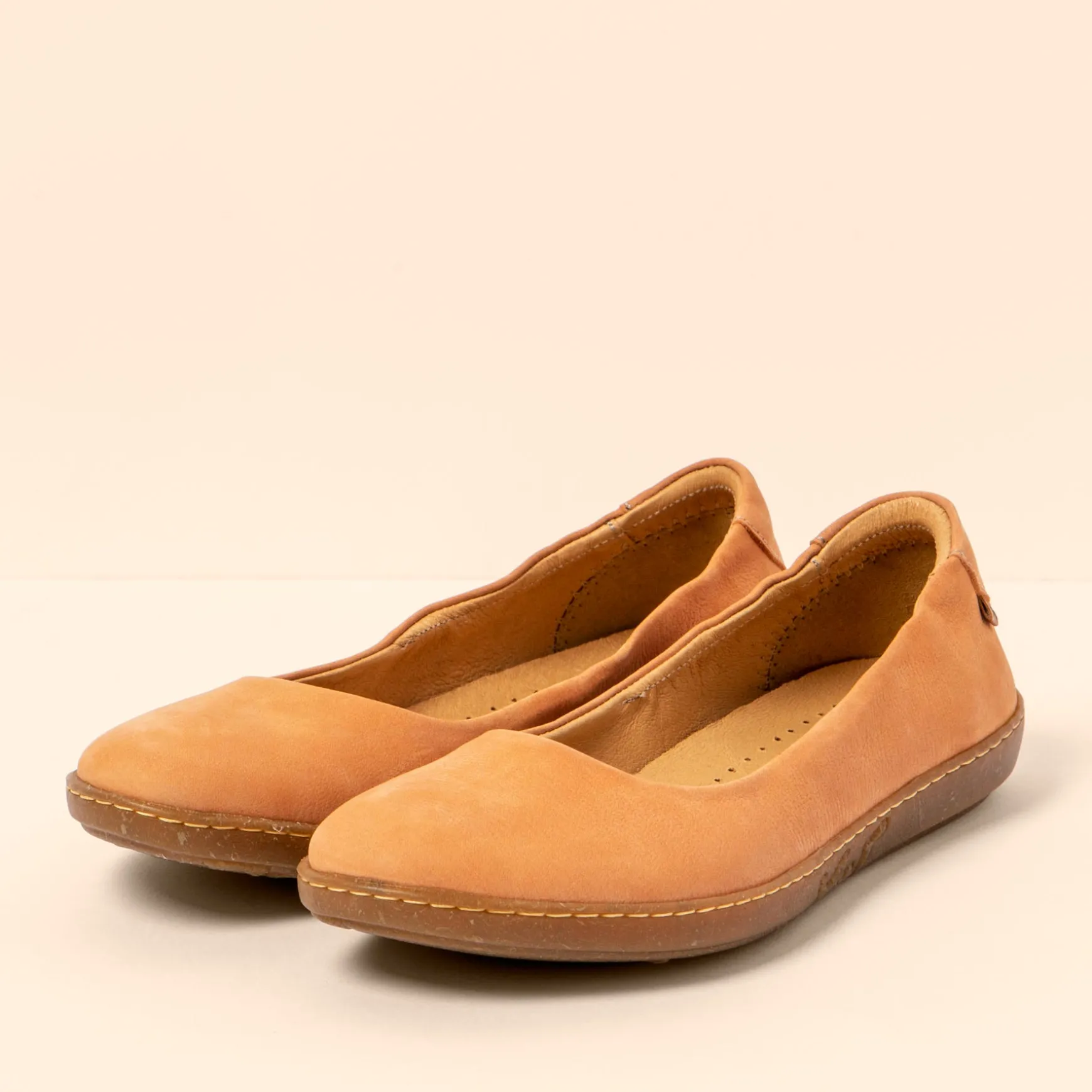 Women El Naturalista Ballerinas|5300 CORAL