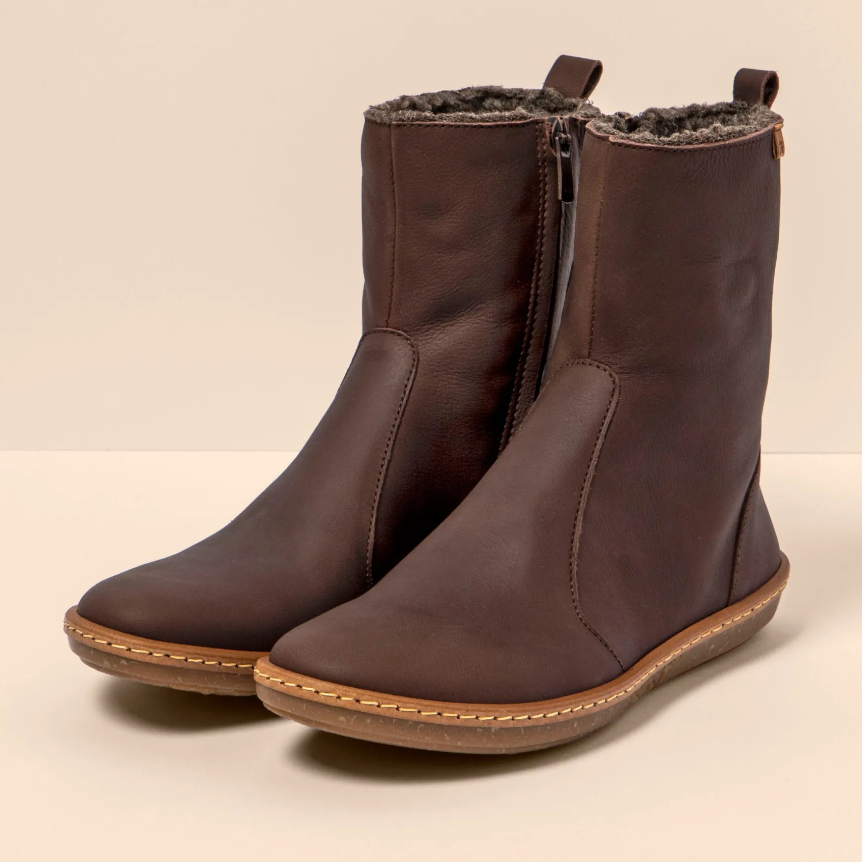 Women El Naturalista Ankle Boots|5319 CORAL